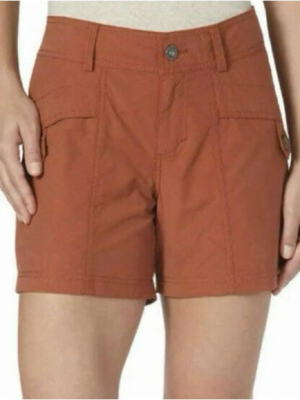 Marmot Ginny Hiking Shorts Womens Size 4 Terracotta Brown Stretch